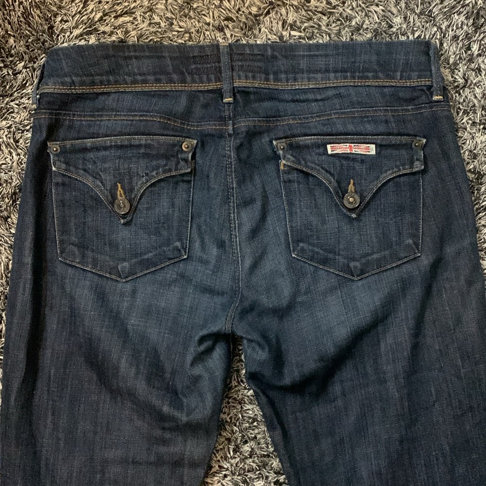 Hudson Jeans Made in USA Dark Wash Straight Leg Low Rise size 28